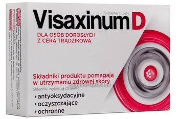 Visaxinum D dla osób dorosłych z cerą trądzikową 30 tabletek