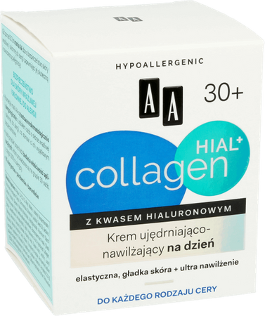 AA Collagen Hial 30+ Krem Nawilżający Dla Skóry Wrażliwej Na Dzień 50 ml