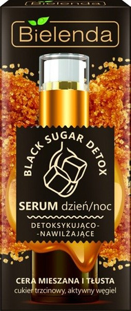 Bielenda Black Sugar Detox Detoxifying & Moisturizing Serum Day/Night 30ml