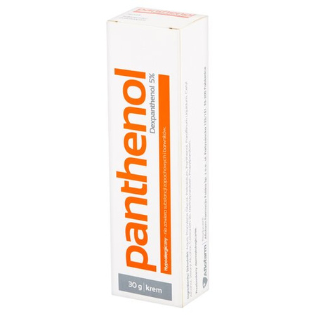 Aflofarm PANTHENOL 5% Hypoalergiczny Krem na oparzenia 30 g