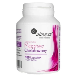 Aliness Magnez Chelatowany + Witamina B6 – 100 kapsułek