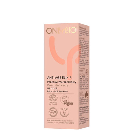ONLYBIO Anti Age Elixir. Anti-wrinkle Face Cream For Day 50ml