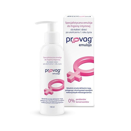 Provag Emulsja do higieny intymnej dla kobiet i dzieci od 1 roku życia 150 ml