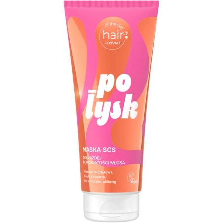 OnlyBio Hair of the day Połysk Maska S.O.S. intensywnie wygładzająca do każdej porowatości włosów 200 ml