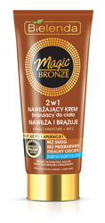 Bielenda Magic Bronze Krem Brązujący Do Ciała 2w1 Jasna Karnacja 200 ml