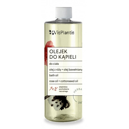 Vis Plantis Olejek do kąpieli róża + olej bawełniany 300 ml