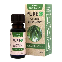 PUREO 100% Naturalny olejek eteryczny EUKALIPTUSOWY 10 ml