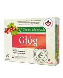 Colfarm GŁÓG wsparcie serca i układu krążenia 30 tabletek