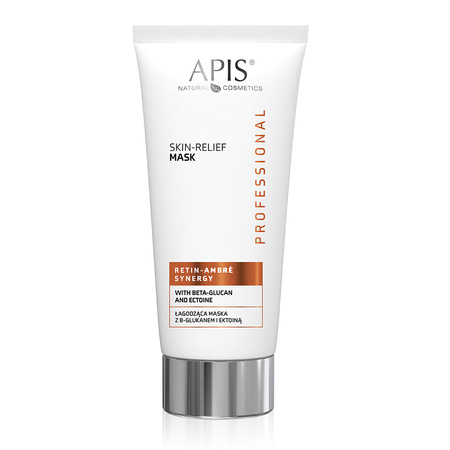 APIS Professional Retin-Ambre Synergy Łagodząca maska z beta-glukanem i ektoiną dla skóry podrażnionej 200 ml