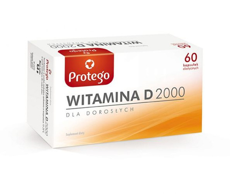 Protego Vitamin D3 2000, 60 capsules