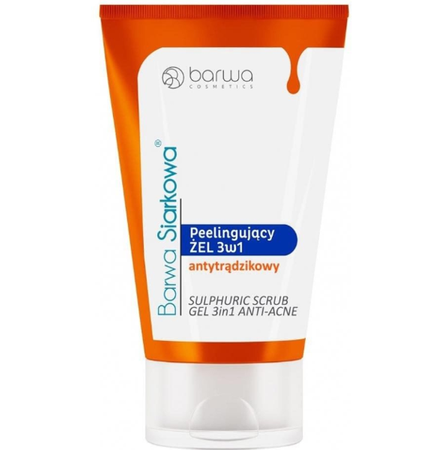 Barwa Siarkowy Żel Peelingujący 3w1 120 ml