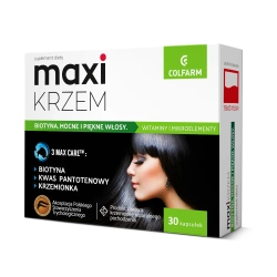 Colfarm Maxi Krzem mocne zdrowe włosy i paznokcie 30 kapsułek