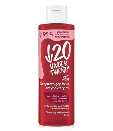 Under Twenty Cleansing Antibacterial Tonic Vegan 200ml