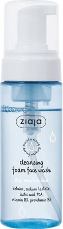 Ziaja Oczyszczająca Pianka Do Twarzy Cera Sucha I Wrażliwa 150ml