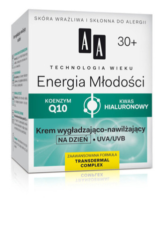 AA ENERGIA MŁODOŚCI 30+ KREM WYGŁADZAJĄCO- ODŻYWCZY NA NOC 50 ML