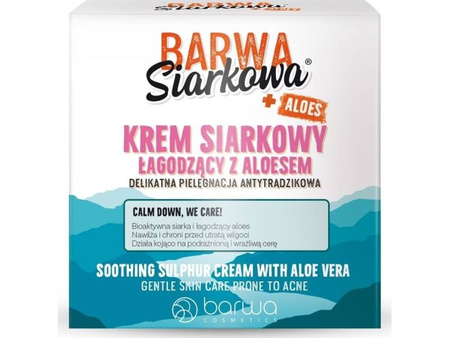 Barwa Siarkowa Krem Siarkowy Kojąco-Łagodzący z Aloesem 50 ml