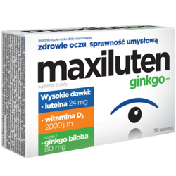 Aflofarm Maxiluten ginkgo+vit D3 2000 j.