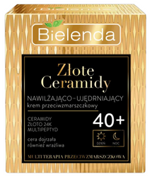 Bielenda Złote Ceramidy Ujędrniający Krem Przeciwzmarszczkowy 40+ na Dzień i Noc 50ml