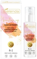 Bielenda Boost Me Up Matująco - Ochronna Kremowa Baza pod Makijaż 8w1 SPF50 30ml