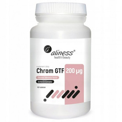 Aliness Chrom GTF Active Cr-Complex 200 µg, 100 tabletek