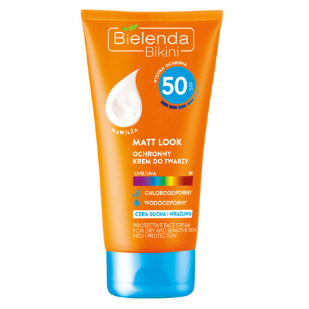 Bielenda BIKINI MATT LOOK Face Cream Dry/Sensitive Complexion SPF50 50ml
