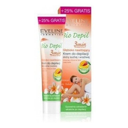 Eveline BIO DEPIL Hair Removal Cream 3 Minutes Mango 125 ml