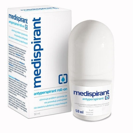 Medispirant Antyperspirant Roll-On eliminuje problem pocenia 50 ml