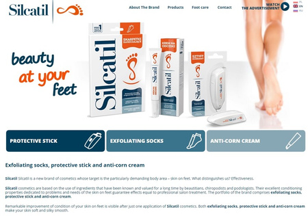 Silcatil Exfoliating Socks 1 pair