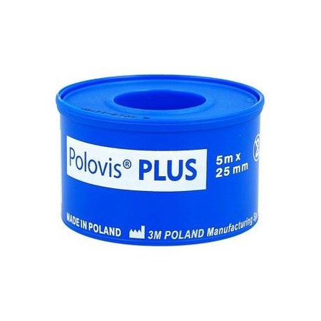 Polovis Plus Plaster Przylepiec Tkaninowy 5m x 25 mm