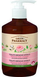 Green Pharmacy Kremowe Nawilżające Mydło w Płynie z Różą Piżmową i Bawełną 460ml