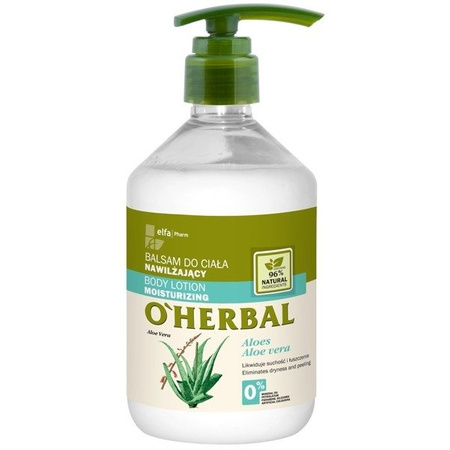 Elfa Pharm O'Herbal Nawilżający BALSAM DO CIAŁA z ekstraktem z aloesu 500ml