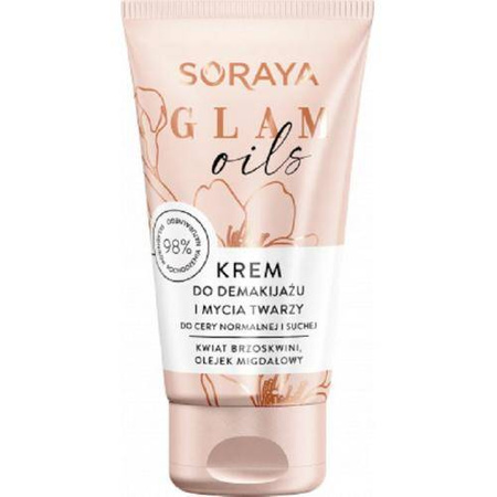 Soraya Glam Oils Cream For Makeup Removal And Face Wash 125ml