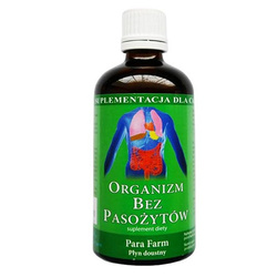 Para Farm Organizm Bez Pasożytów ziołowy płyn doustny przeciw pasożytom od 3 roku życia 30 ml