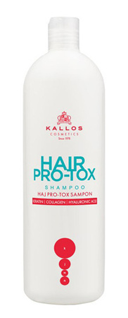 Kallos Hair Pro-Tox Szampon do Włosów z Keratyną Kolagenem i Kwasem Hialuronowym 500ml