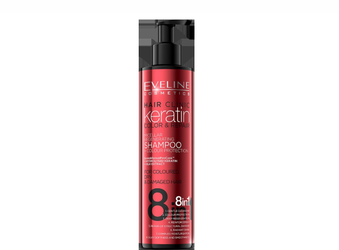 Eveline Hair Clinic Kratin Color&Repair Regenerating Shampoo For Coloured Hair 400ml