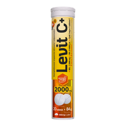 Olimp Levit C+ 20 Effervescent Tablets Lemon Flavor