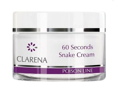 CLARENA Poison Line 60 Seconds Snake Cream liftingujący krem z jadem węża 50 ml