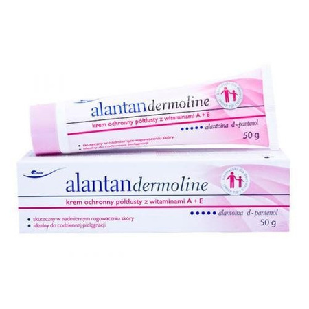 Alantandermoline Krem ochronny półtłusty z witaminami A+E 50 g