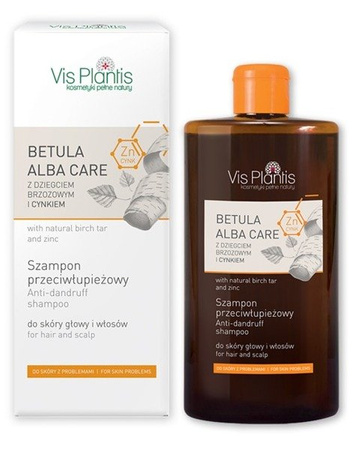 Vis Plantis Betula Alba Care Szampon przeciwłupieżowy z dziegciem 300ml