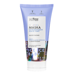 So!Flow Fioletowa Maska Ochładzająca Żółte Tony dla Włosów Blond 200ml