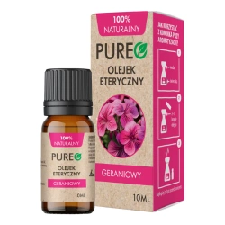 PUREO 100% Naturalny olejek eteryczny GERANIOWY 10 ml