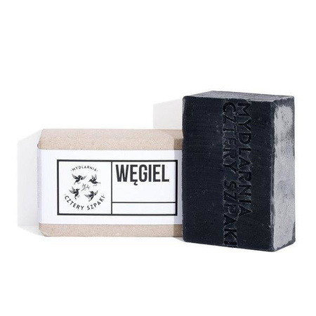 Mydlarnia Cztery Szpaki Mydło Węglowe 110g
