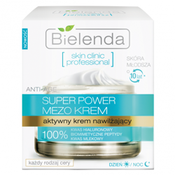 BIELENDA Skin Clinic Professional Super Power Mezo Krem Aktywny Krem Nawilżający 50ml