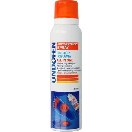 UNDOFEN Aktywny Spray do stóp i obuwia 150 ml