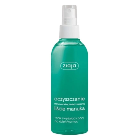 Ziaja Liście Manuka Tonik zwężający pory na dzień / na noc 200 ml
