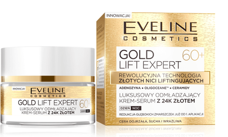 Eveline Gold Lift Expert Odmładzający Krem-Serum 60+ Dzień/Noc 50ml