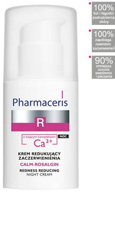 Pharmaceris Calm-Rosalgin Night Cream Reducing Redness and Acne 30ml
