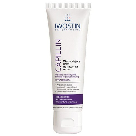 Iwostin Capillin Wzmacniający Krem Na Naczynka Na Noc 40 ml