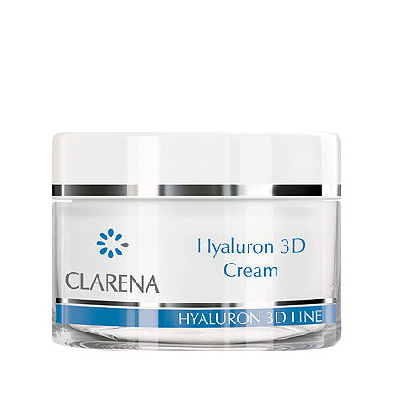 CLARENA Hyaluron 3D Cream ultra nawilżający krem do twarzy 50 ml