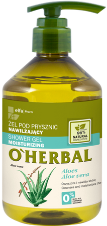 Elfa Pharm O'Herbal Nawilżający Żel pod prysznic z ekstraktem z aloesu 500ml